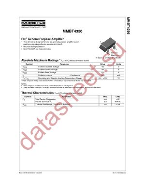 MMBT4356 datasheet  